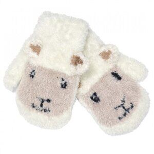 Aran Wool Baby Mittens